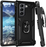 Case Belt Clip Holster Swivel Metal Ring Cover Kickstand Armor - ZDZ65