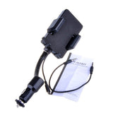 FM Transmitter Car Mount DC Charger Holder - Handsfree Mic - Remote - Fonus J45