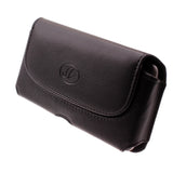 Leather Case Belt Clip Holster Cover - LCASE49 - Black - D98 93-1