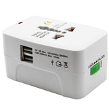 International World Travel Charger Adapter Plug 2-Port USB - M08