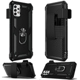 Case Belt Clip Holster Swivel Metal Ring Cover Kickstand Armor - ZDZ64