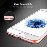 iPhone 6S/7/8 - Ceramics Screen Protector 3D Curved - Full Cover - Shutter Proof - White