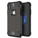 Hybrid Case Dual Layer Armor Defender Cover - Shockproof - Black - Selna L25