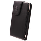 Leather Case Belt Clip Swivel Holster - Vertical Cover - LCASE32 - Black - Fonus J11 51-1