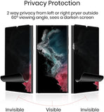 Belt Clip Case and 3 Pack Privacy Screen Protector Swivel Holster TPU Film Kickstand Cover Anti-Peep Anti-Spy - ZDZ53+3Z23