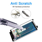 Samsung Galaxy Note 8 - Tempered Glass Screen Protector - HD Clear - 5D Curved - Full Cover