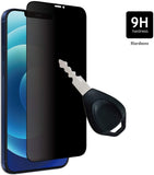 3 Pack Privacy Screen Protector. Tempered Glass Curved Anti-Spy Anti-Peep 3D Edge - ZD3G28