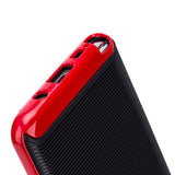 Hybrid Case Dual Layer Armor Defender Cover - Shockproof - Red - Selna N72