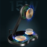 3-in-1 Magnetic Wireless Charger 15W Fast charge Foldable Stand Charging Pad - ZDY81