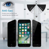 Belt Clip Case and 3 Pack Privacy Screen Protector Swivel Holster Tempered Glass Kickstand Cover Anti-Peep Anti-Spy - ZDJ44+3R70