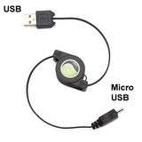 3-in-1 Home Wall Car Charger Set - Retractable Micro USB Cable - B84