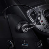 Over The Head Wireless Headphone with Boom Microphone - Black - D85