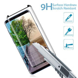 Samsung Galaxy S9 Plus - Tempered Glass Screen Protector - HD Clear - Curved - Full Cover