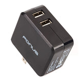 17W 3.4A 2-Port USB Home Wall Charger - Smart Detect - Fonus K63