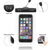 IPX8 Waterproof Case Underwater Transparent Cover - Touch Screen - M - Clear - Fonus A47 94-3
