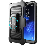 Hybrid Case Holster Combo Swivel Belt Clip - Dropproof - Black - Fonus L22