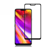 LG G7 ThinQ - Tempered Glass Screen Protector - HD Clear - Curved - Full Cover