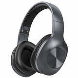 Wireless Headphones Foldable Headset w Mic Hands-free Earphones Grey - ZDCM5