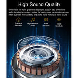 TWS Wireless Earphones Earbuds Headphones True Wireless Stereo Hands-free Mic Hi-Fi Sound Headset - ZDG10