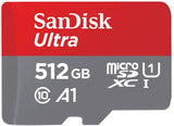 512GB Memory Card Sandisk Ultra High Speed MicroSD Class 10 MicroSDXC