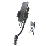 FM Transmitter Car Mount DC Charger Holder  - Handsfree Mic - Remote - Fonus J45 645-1