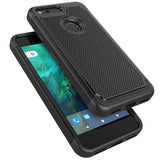 Hybrid Case Dual Layer Armor Defender Cover - Dropproof - Black - Selna B27