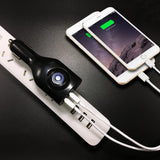 2-in-1 Car Home Wall Charger 2-Port USB - Folding Prongs - Fonus M67