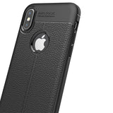 Ultra Slim TPU Leather Case Cover - Shock Absorbent - Black - Fonus L30