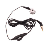 Mono Earphone 3.5mm Headphone - Single Earbud - HDW-17906-003 - Black - A18