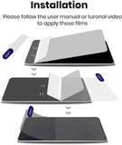 Belt Clip Case and 3 Pack Screen Protector Swivel Holster TPU Film Kickstand Cover Anti-Glare Fingerprint Works - ZDA85+3Z37
