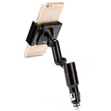 Car Mount Holder for DC Lighter Socket - 2A Charger USB Port - Fonus M50