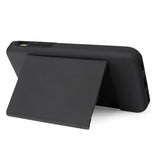 Hybrid Case Dual Layer Armor Bumper Cover - ID Card Slot - Black - Selna N10