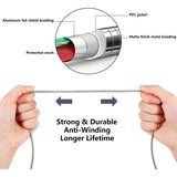 6ft Metal PD Cable Type-C to USB-C Fast Charger Cord Power Wire - Fonus - D55