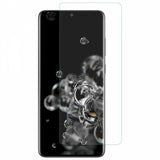 Samsung Galaxy S20 Ultra - Tempered Glass Screen Protector - 3D Curved - Full Cover - Fingerprint Unlock