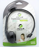 Over the Head Headphone Single Earphone 3.5mm - Boom Microphone - Black - Fonus M03