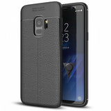 Ultra Slim TPU Leather Case Cover - Shock Absorbent - Black - Fonus V03