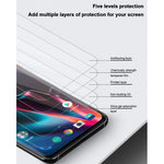 OnePlus 7 Pro - Tempered Glass Screen Protector - Full Cover Curved - Fingerprint Unlock