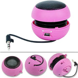 Multimedia Loud Speaker - Wired - MicroSD Player - Pink - Fonus F84