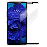 LG G7 ThinQ - Tempered Glass Screen Protector - HD Clear - Curved - Full Cover