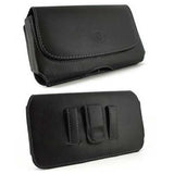 Leather Case Belt Clip Holster Cover - LCASE03 - Black - B03