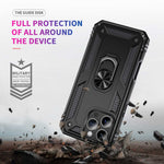 Case Belt Clip Holster Swivel Metal Ring Cover Kickstand Armor  - ZDE17 2202-9