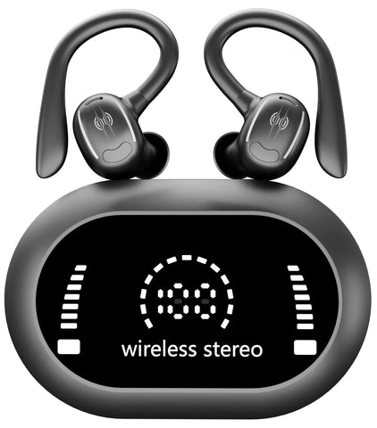  Wireless Ear-hook TWS Earphones   Bluetooth Earbuds   Over the Ear Headphones   True Stereo   Charging Case  Hands-free Mic  - ZDM57 1986-1