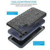 Case with Belt Clip Swivel Holster Combo Cover w Kickstand Armor Drop-Proof  - ZDZ06 2330-5