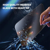 2 Pack Privacy Screen Protector Tempered Glass Curved Anti-Spy Anti-Peep 3D Edge  - ZD2V40 2062-5