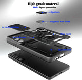 Hybrid Case Cover Metal Ring  Lens Protects  Kickstand Shockproof Armor  - ZDXW35 2371-2