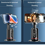 Auto Face Tracking Holder Phone Stand 360-degree Rotation Tripod Smart Camera Shooting Rechargeable Remote Shutter  - ZDXW125 2473-7