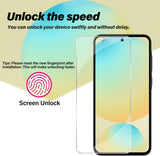 2 Pack Screen Protector Tempered Glass HD Clear  Full Cover  (Fingerprint Unlock)  9H Hardness   - ZD2SP87 2419-2