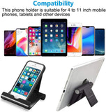 2 Pack Portable Fold-up Stand Holder Travel Desktop Cradle Dock  - ZDXW207 2557-8