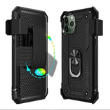 Case Belt Clip Holster Swivel Metal Ring Cover Kickstand Armor  - ZDE17 2202-2