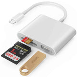 3-in-1 USB-C Adapter Card Reader MicroSD Slot TYPE-C   - ZDP21 2254-2